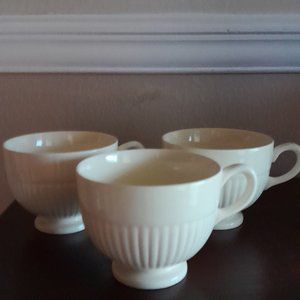 3 Wedgewood EDME Etruria & Barlaston Footed Cups